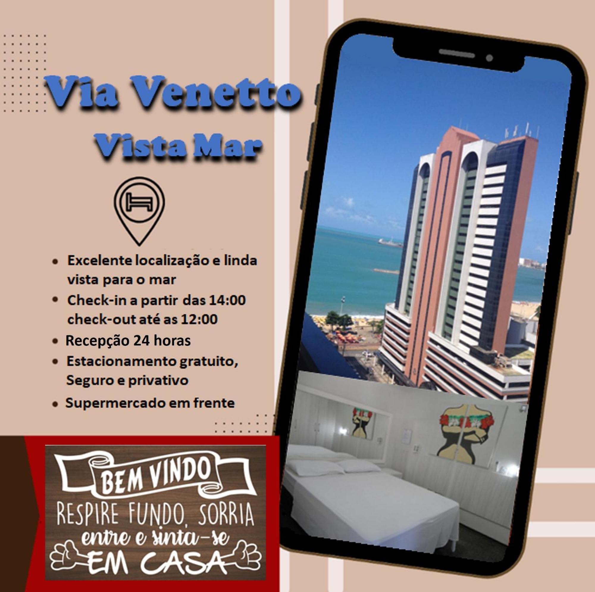 포르탈레자 Via Venetto - Vista Mar 아파트 호텔 외부 사진